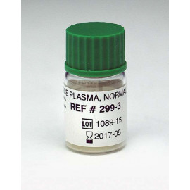 P/N 299-3 vW Referencia Plasma Normal 1ml