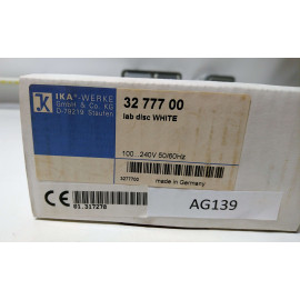 IKA lab disc white 4