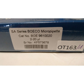 Boeco SA Micropipetas 2-20 µl 8